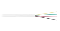 Кабель NIKOLAN плоский, телефонный, 4 многожильных проводника, 26 AWG, внутренний, PVC, 100м 